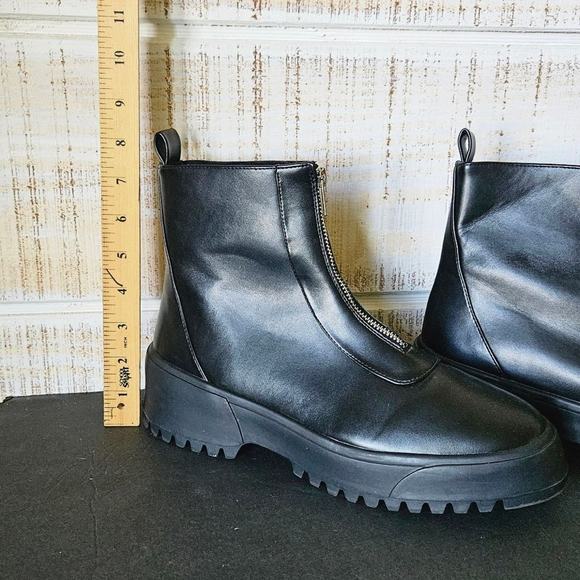 Asos sz 8 zip up platform chunky boot - Picture 2 of 10